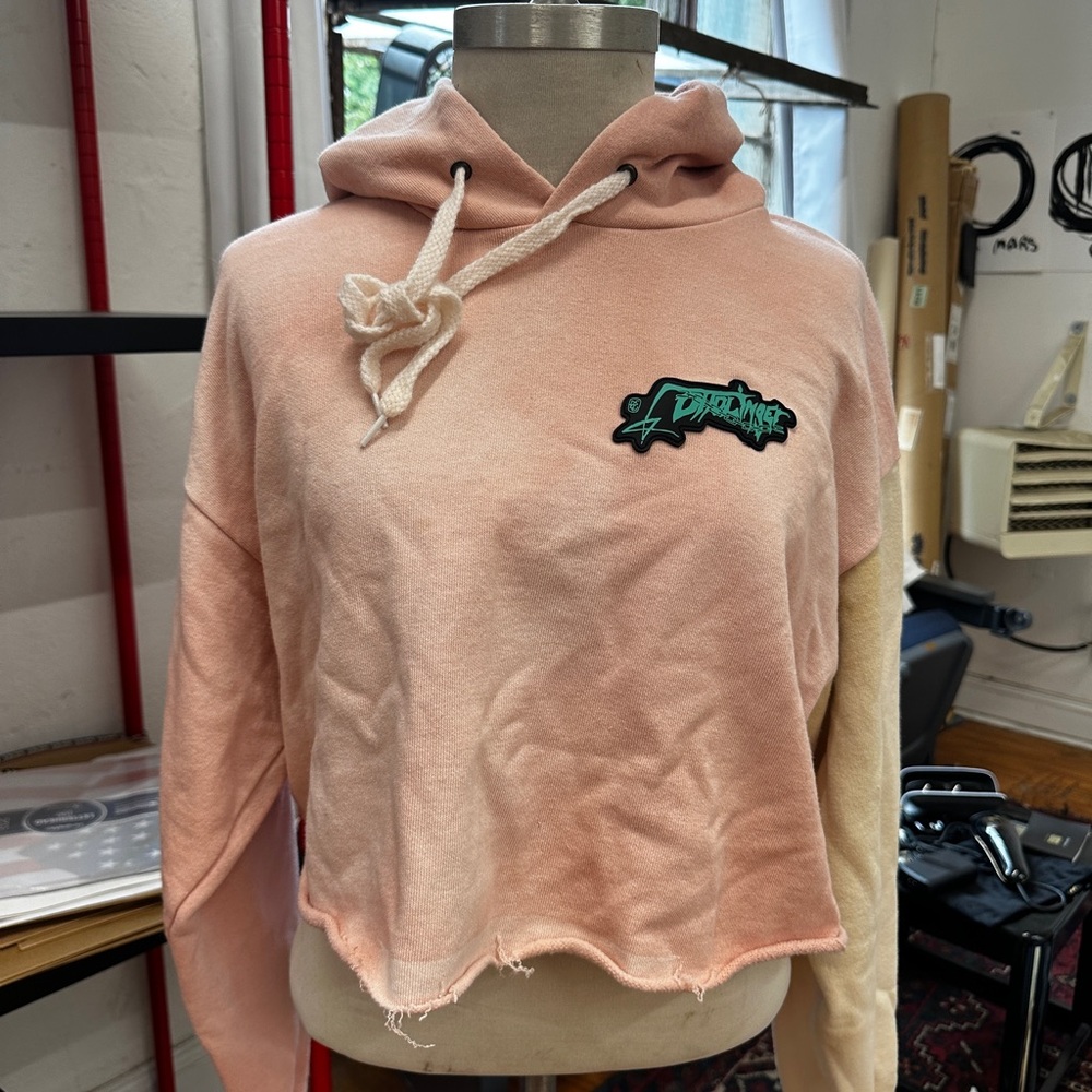 Ottolinger Crop Top Tie-Dye Hoodie